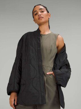 lululemon Black Quilted Light Insulation Jacket